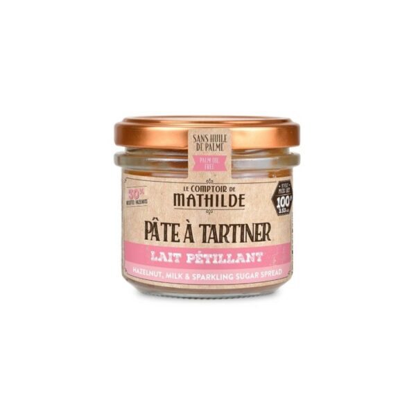 Brotaufstrich "Lait Noisette Pétillant" (Milch / Haselnuss - prickelnd) – 100g