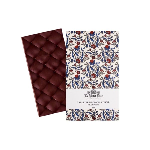 BIO Bitterschokolade mit Himbeeren – 70g