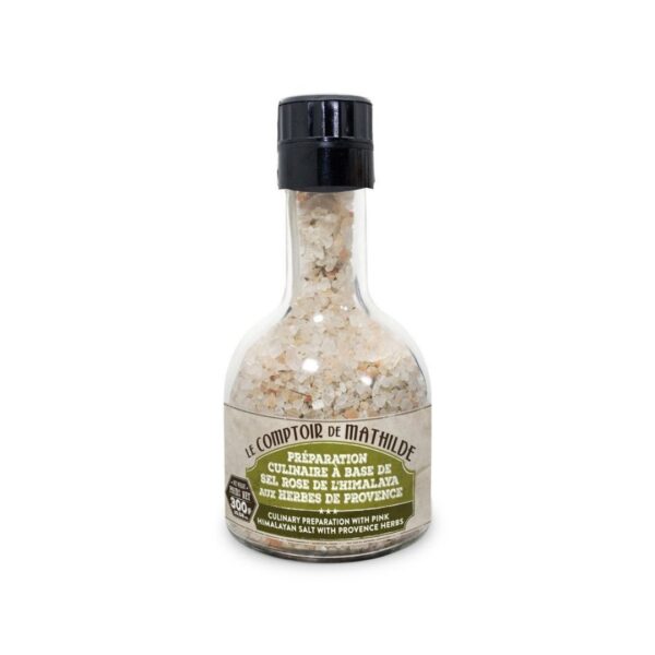 Kulinarische Zubereitung Rosa Himalaya-Salz mit Kräutern der Provence – 300g
