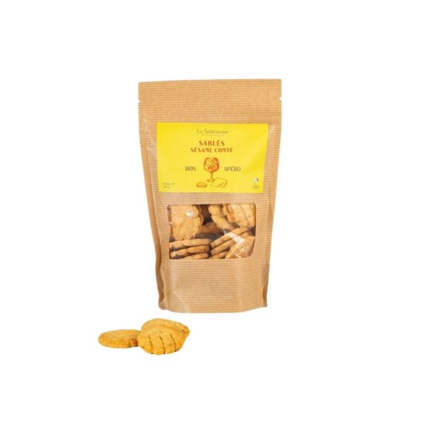 Salzige Sablés mit Sesam und Comté AOP – 105g
