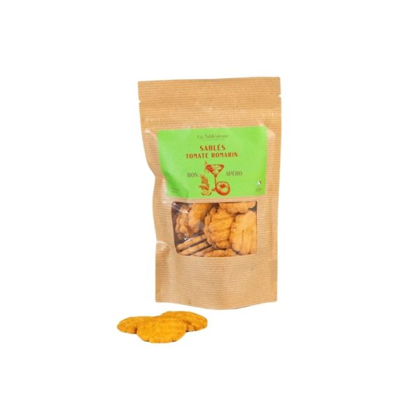 Salzige Sablés mit Tomate und Rosmarin – 105g