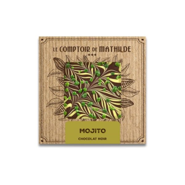 Schokoladentafel "Façon Mojito" (Bitterschokolade) – 80g