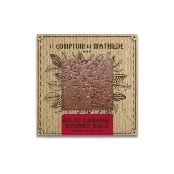 Schokoladentafel "Éclat Caramel au Beurre Salé" (Milchschokolade) – 80g