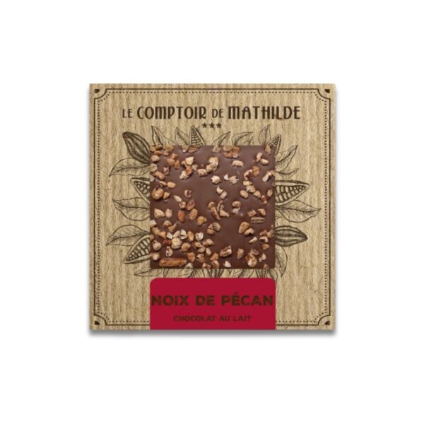 Schokoladentafel "Noix de Pécan" (Milchschokolade) – 80g