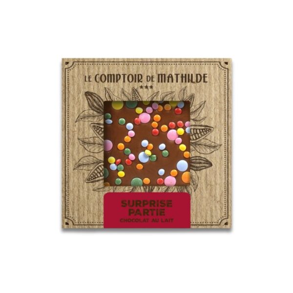 Schokoladentafel "Surpise Partie" (Milchschokolade) – 80g