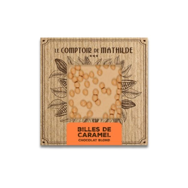 Schokoladentafel "Billes Caramel" (Blonde Schokolade) – 80g