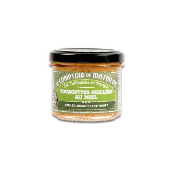 gegrillte Zucchini mit Honig – 90g