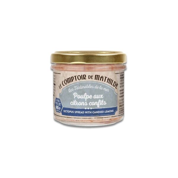 Tintenfisch mit kandierten Zitronen – 100g