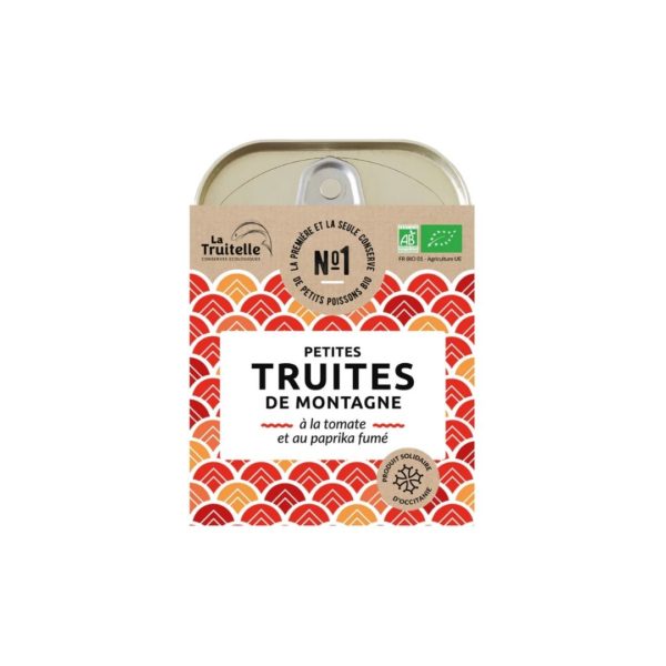 BIO-Bergforellen mit Olivenöl, Tomaten und geräucherter Paprika – 100g
