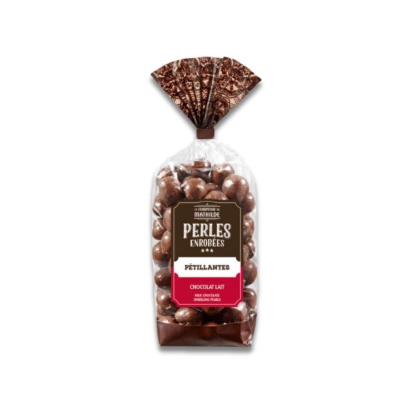 Knisternde Perlen umhüllt mit Milchschokolade – 170g