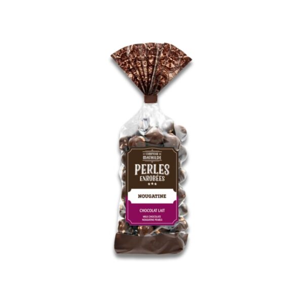 Nougatperlen umhüllt mit Milchschokolade – 170g