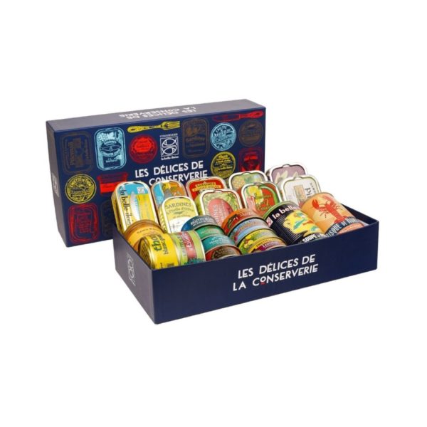 Geschenkset "Les Délices de la Conserverie" – 22 Rezepte im Kartonbox