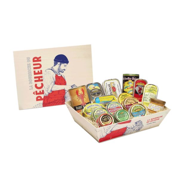 Geschenkset "Grande Bourriche" – 16 Rezepte im Holzkorb