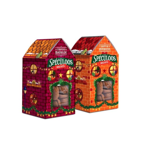 Häuschen gefüllt mit Spekulatius – 100g