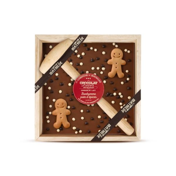 Bruchschokolade "Bonhomme Pain d'Epices" (Milchschokolade) – 350g