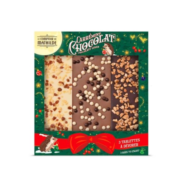 Geschenkset mit 3 Tafeln – 3x90g (VM, ZB, weiss)