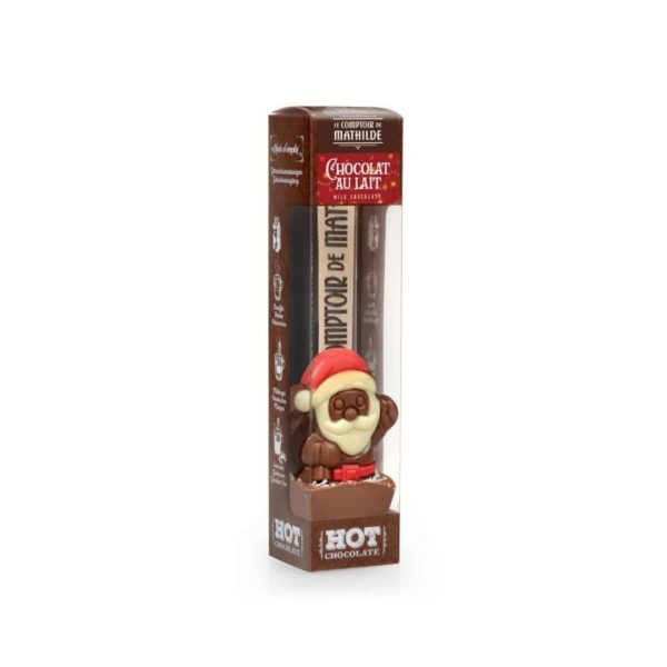 Trinkschokolade Weihnachtsmann (Milchschokolade) – 30g / Einzeln verpackt