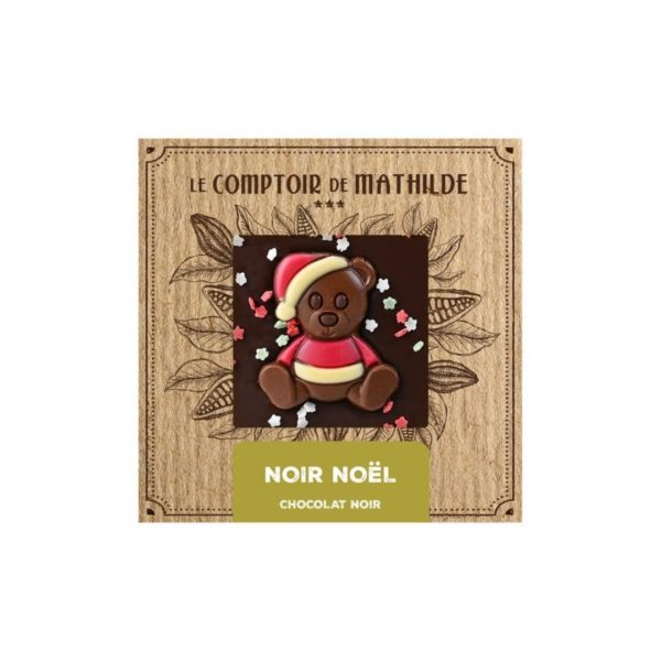 Schokoladentafel "Noir Noël" (Bitterschokolade) – 80g