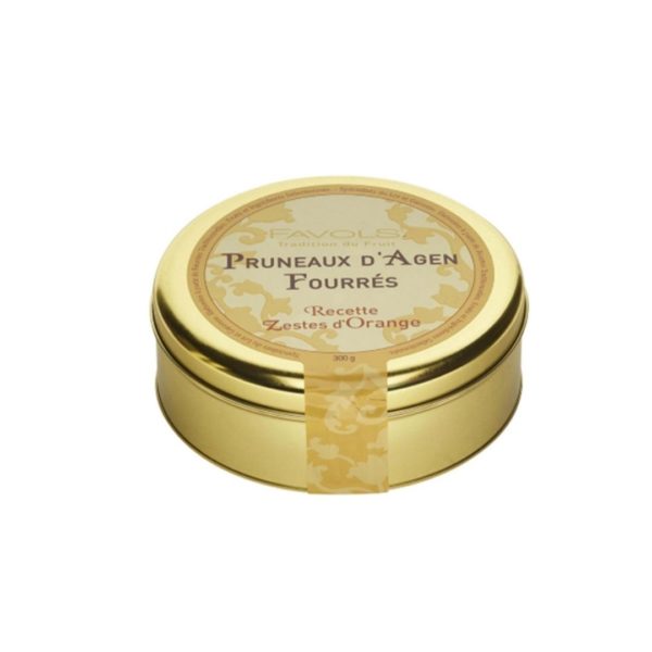 Backpflaumen gefüllt mit Pflaumenmousse und Orangenschalen – 300g