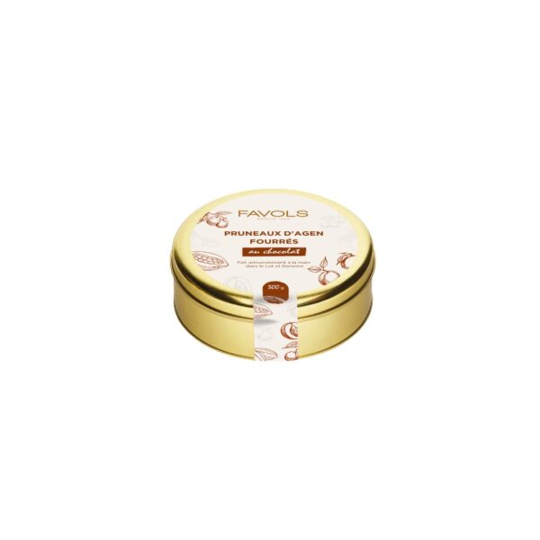 Backpflaumen gefüllt mit Pflaumenmousse, Schnaps und Schokolade – 300g