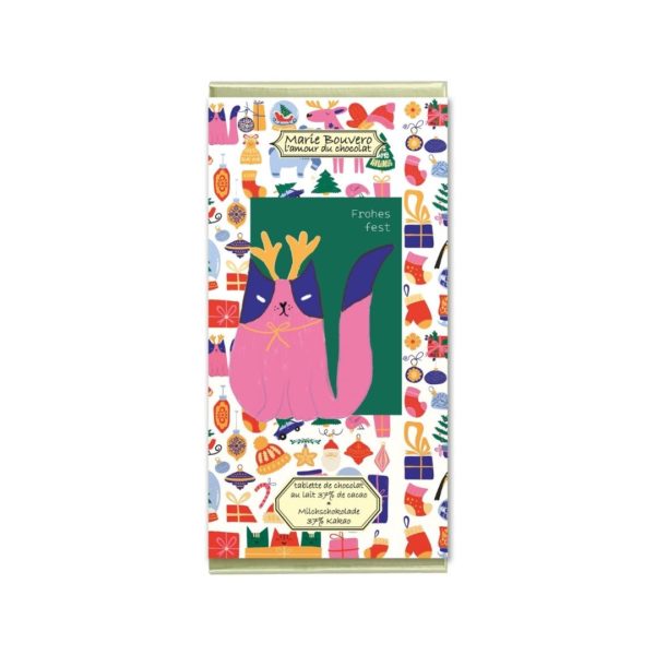 Bitterschokolade "Warme Weihnachtsgrüsse" – 100g
