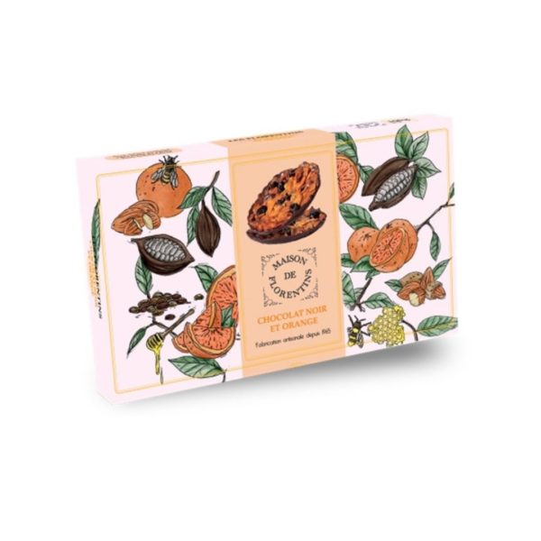 Florentins Bitterschokolade und Orange – 100g