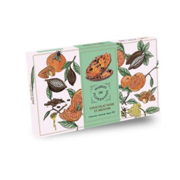 Florentins Bitterschokolade und Minze – 100g