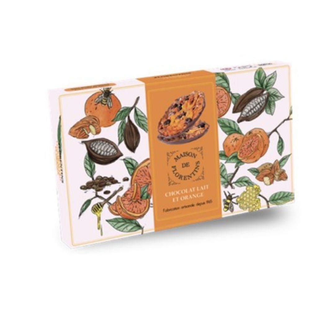 Florentins Vollmilchschokolade und Orange – 100g 1 MDF1007