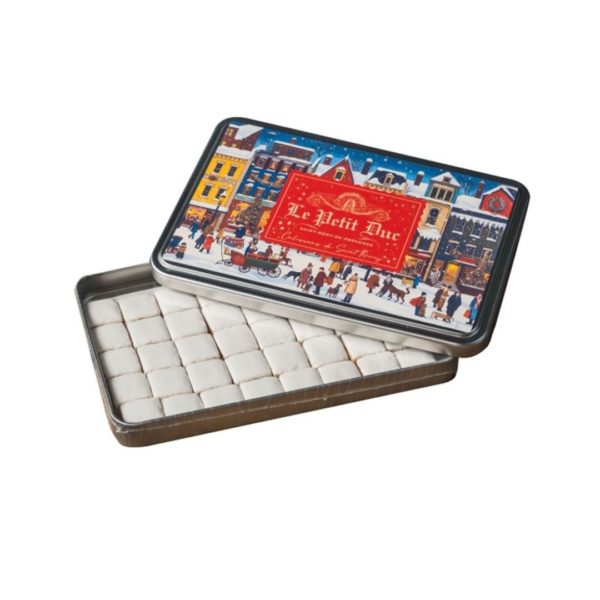 Gemischte Calissons – Metalldose mit Weihnachtsmotiv 200g