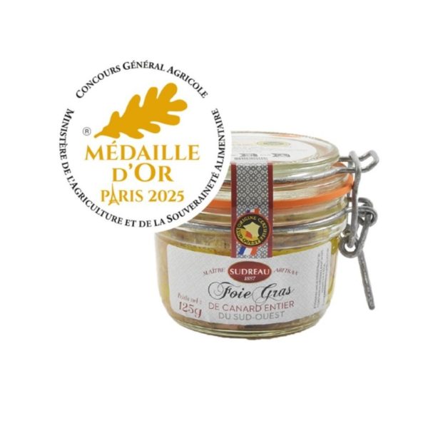 Ganze Entenleberpastete aus dem Südwest Frankreichs (IGP) – Glas 125g