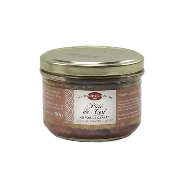 Hirschpastete mit Entenleber – Glas 180g