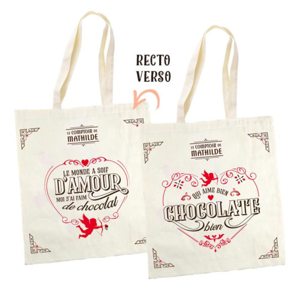 Tasche (Jutesack) "Love"