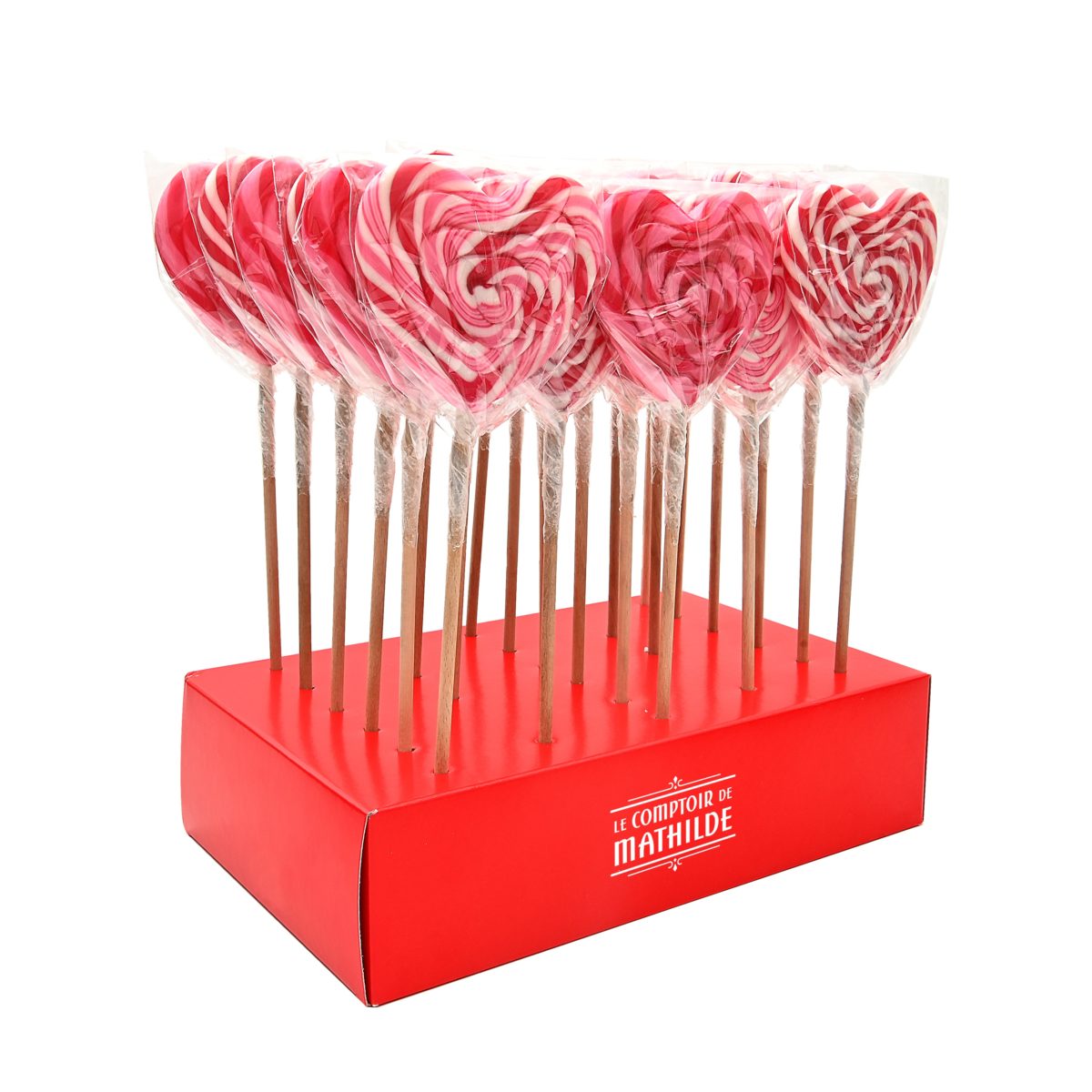 Lutscher Herz – 60g (Erdbeergeschmack) 1 CMCONFS0039