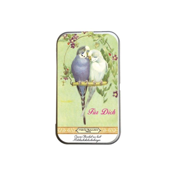 Schokodragees in Herzform Metalldose – 85g