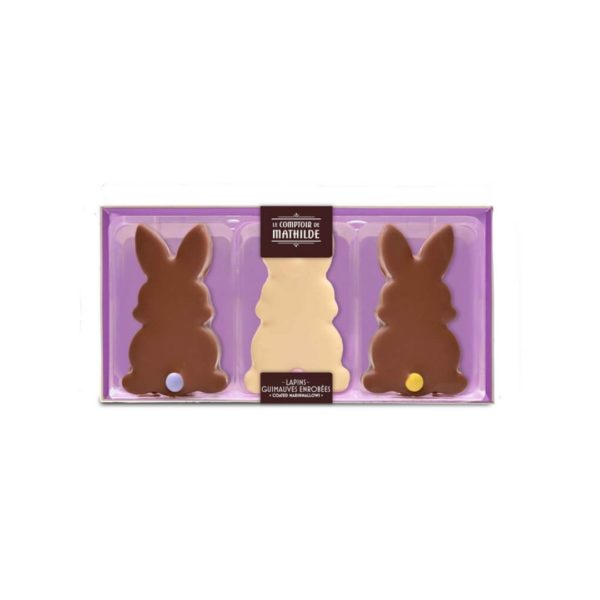 Geschenkset 3 Marshmallw Hasen – 80g