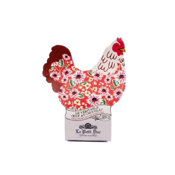 Eierschale gefüllt mit Praliné Schokolade