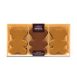 Geschenkset Marshmallow-Bären mit Milch- und weisser Schokolade mit Karamell 90g