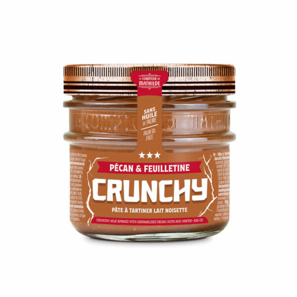 Pâte a tartiner "Crunchy" Milch/ Pecan & Waffeln