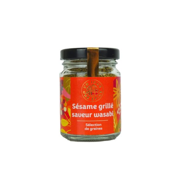 Geröstete Sesamkörner mit Wasabi – 40g