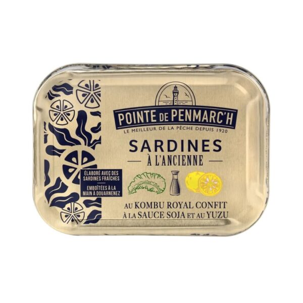 Sardine des Jahres 2026 mit Kombu royal kandiert mit Sojasauce und Yuzu  – 115g