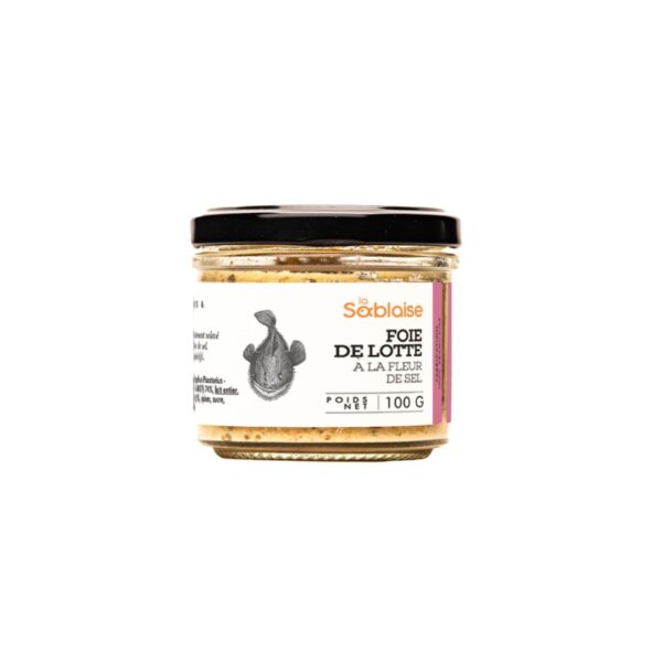 Seeteufelleber mit Fleur de sel  – 100g