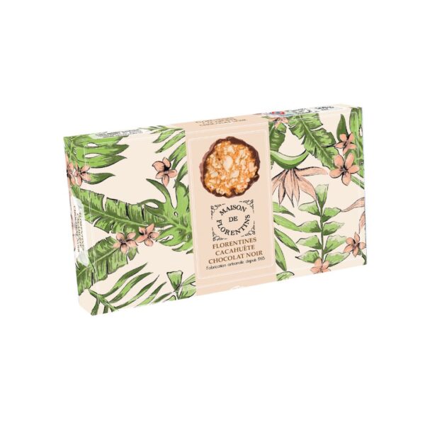 Florentines Erdnuss Bitterschokolade  – 100g