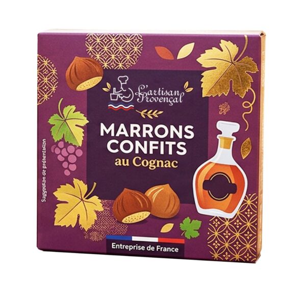 Marrons Glacés mit Cognac - 80g