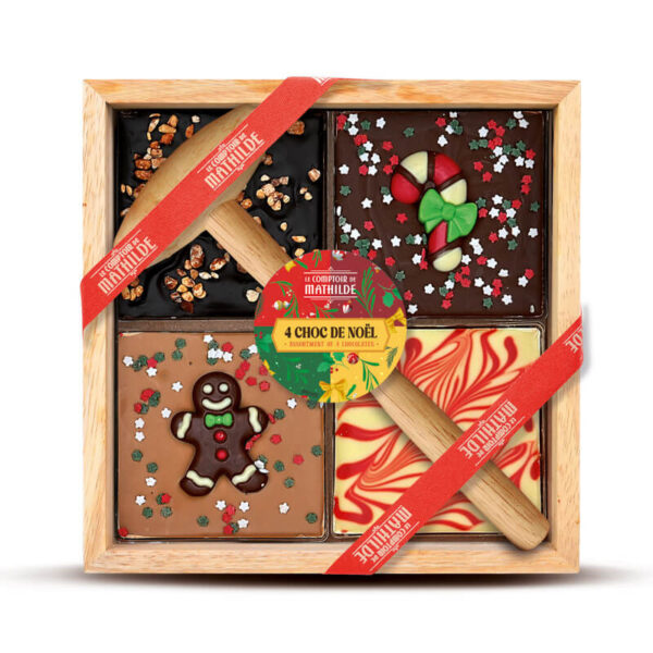 Bruchschokolade "4 Choc de Noël" – 350g