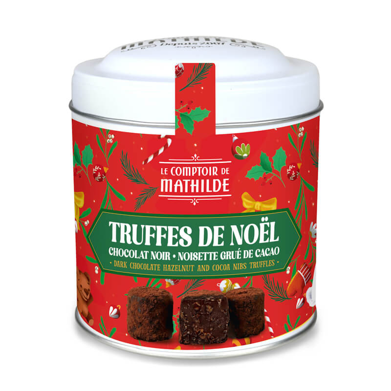Truffes de Noël Bitterschokolade Grué de Cacao– 200g 1 Truffes de Noël Bitterschokolade Grué de Cacao– 200g – Bild 1